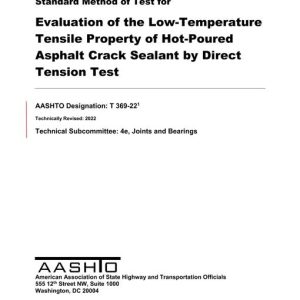 AASHTO T 369-22 pdf