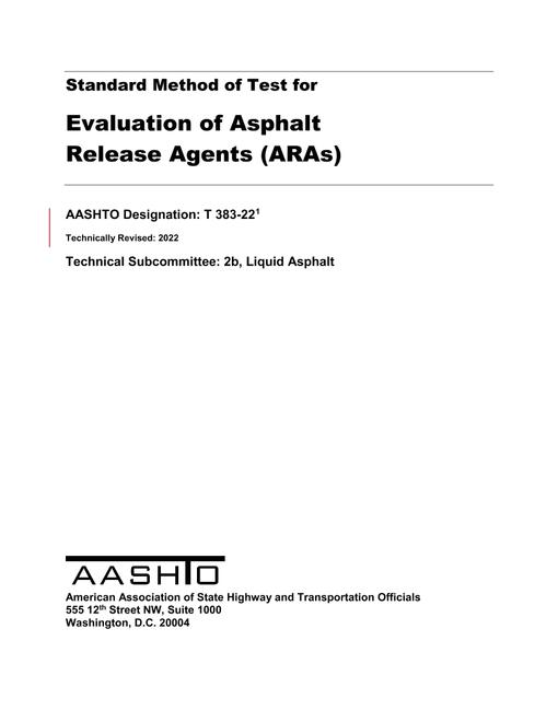 AASHTO T 383-22 pdf