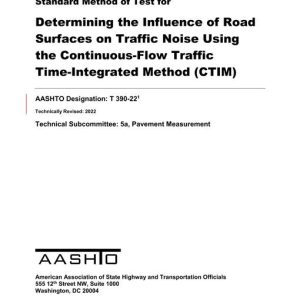 AASHTO T 390-22 pdf