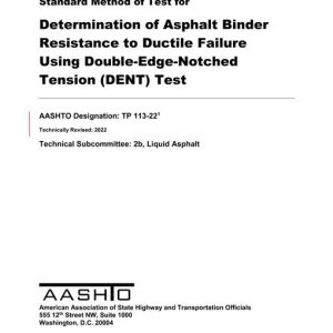 AASHTO TP 113-22 pdf