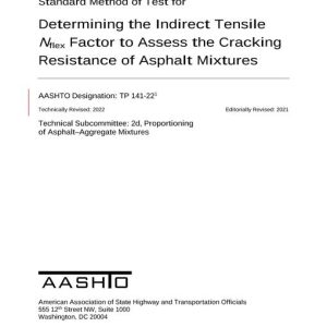 AASHTO TP 141-22 pdf