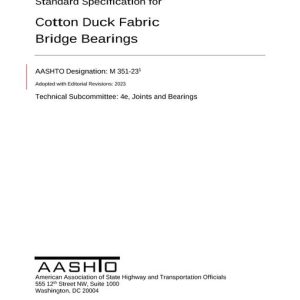 AASHTO M 351-23 pdf