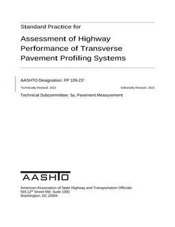 AASHTO PP 109-23 pdf