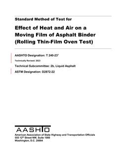 AASHTO T 240-23 pdf