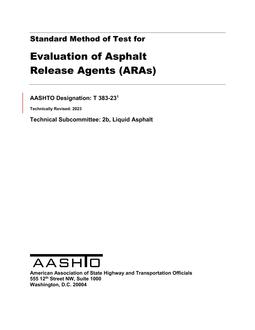 AASHTO T 383-23 pdf