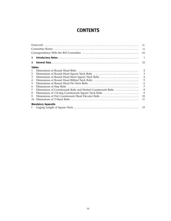 ASME B18.5-2012 (R2023) pdf