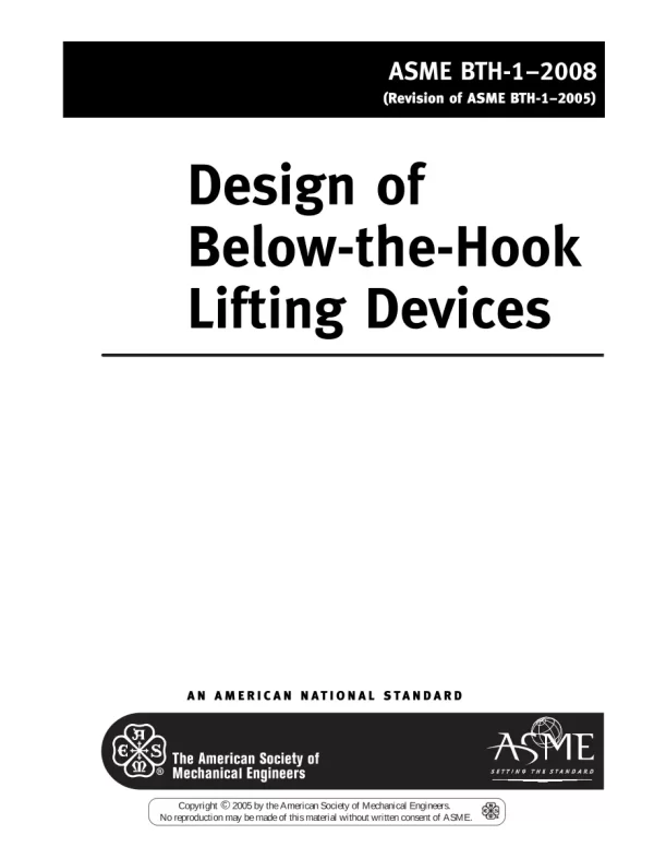 ASME BTH-1-2008 pdf