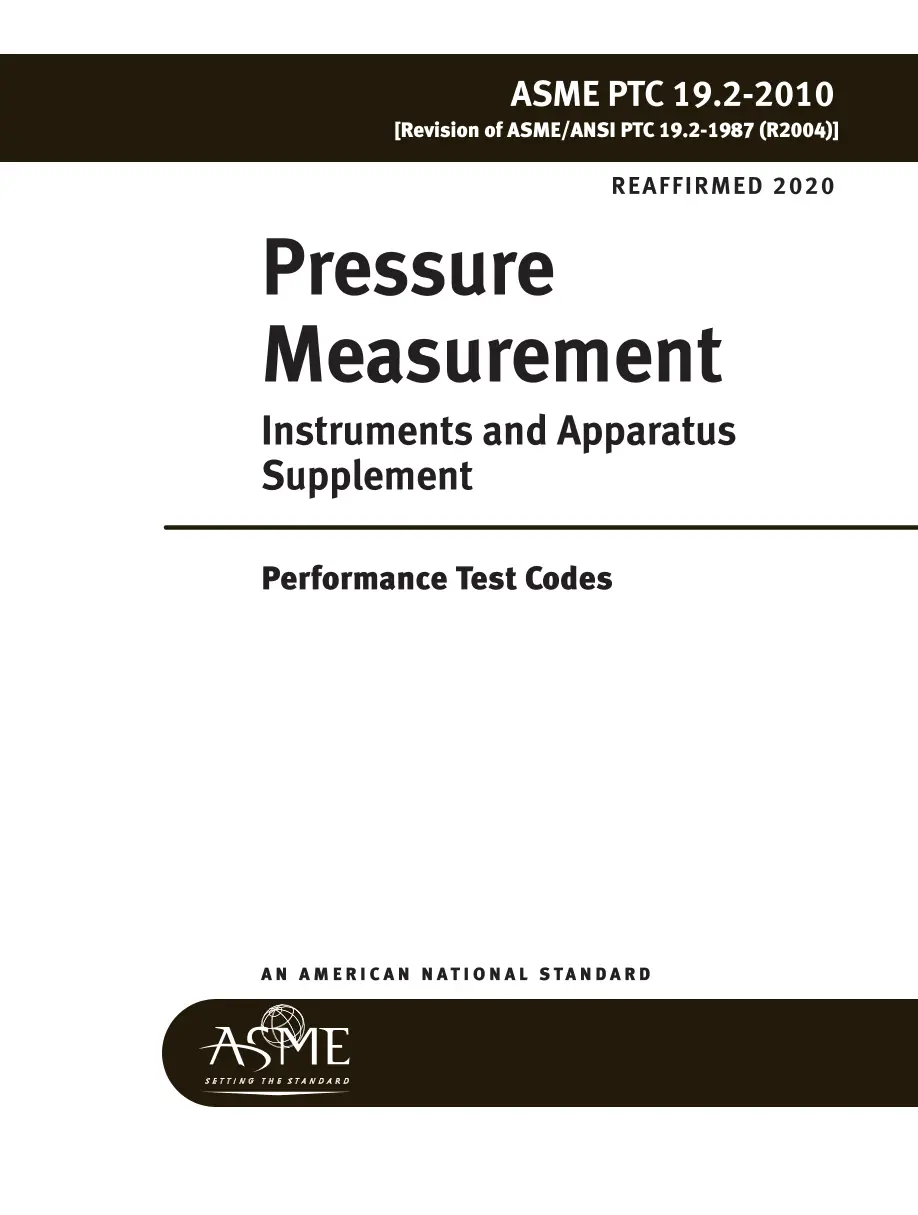 ASME PTC 19.2-2010 (R2020) pdf