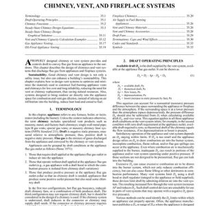 S35 -- Chimney, Vent, and Fireplace Systems (SI) pdf