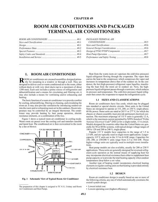 S49 -- Room Air Conditioners and Packaged Terminal Air Conditioners (SI) pdf