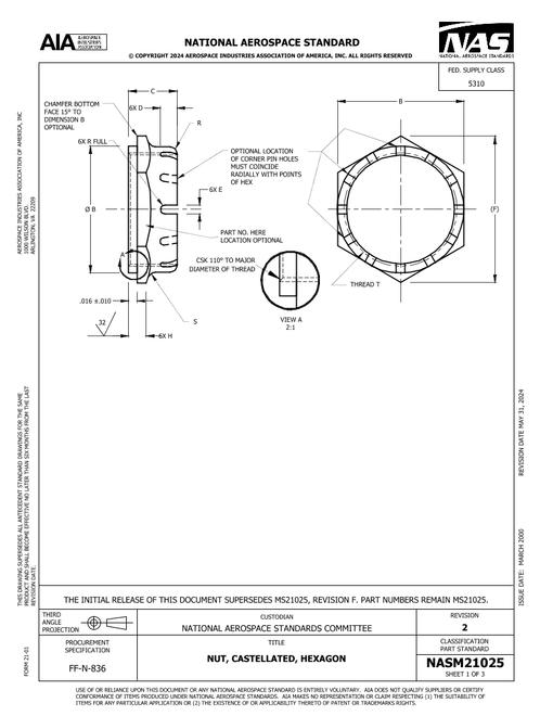 AIA NASM21025 pdf