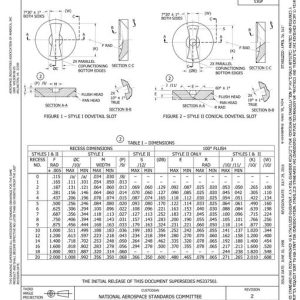 AIA NASM33750 pdf