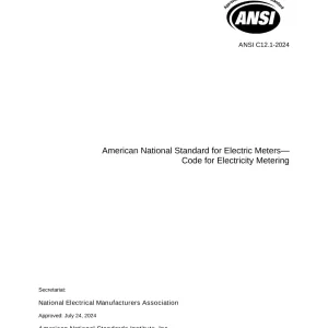 ANSI NEMA C12.1-2024 pdf