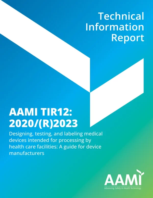 AAMI TIR 12:2020/(R)2023 pdf