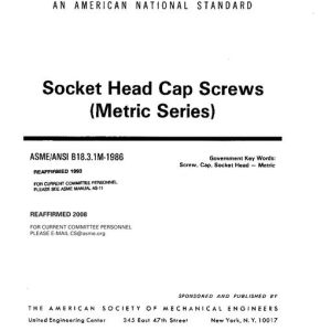 ASME B18.3.1M-1986 (R2008) pdf