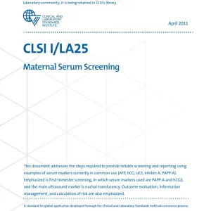 CLSI I/LA25-A2 (R2018) pdf