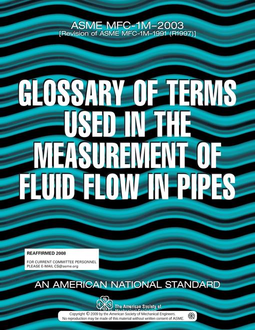 ASME MFC-1M-2003 (R2008) pdf