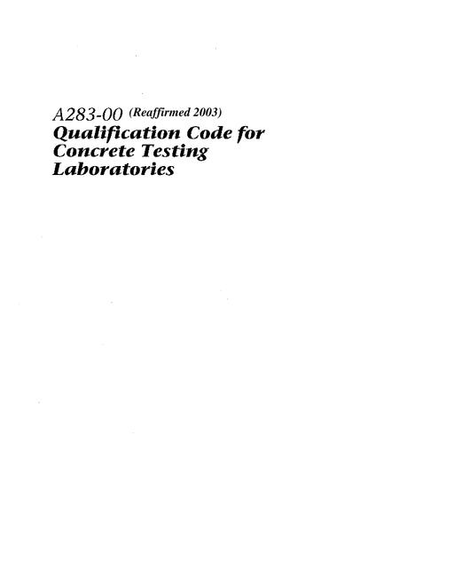 CSA A283-00 (R2003) pdf