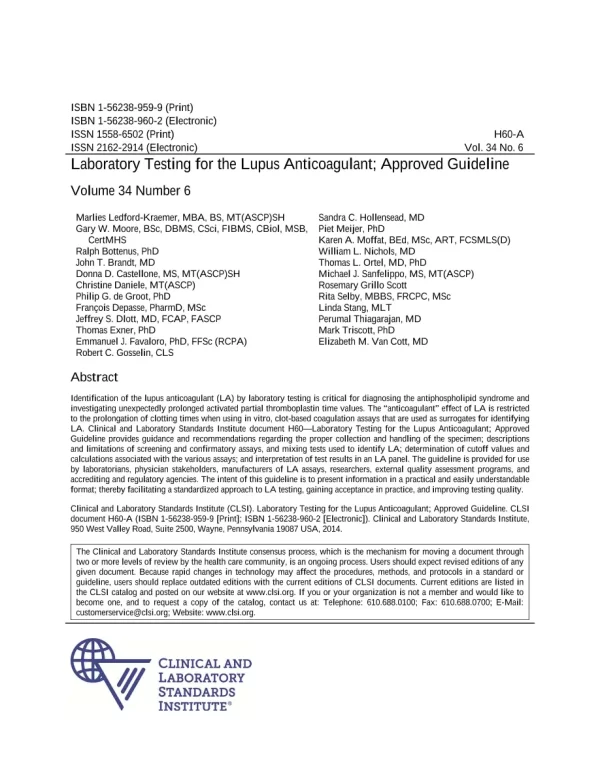 CLSI H60-A (R2019) pdf