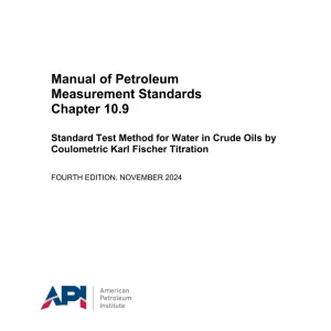 API MPMS Chapter 10.9 pdf