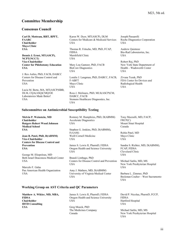 CLSI M23-Ed5 pdf