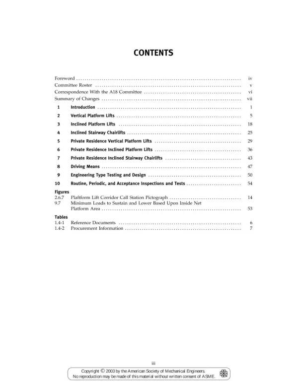 ASME A18.1-2003 pdf