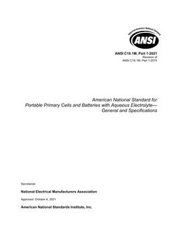 ANSI C18.1M, Part 1-2021 pdf