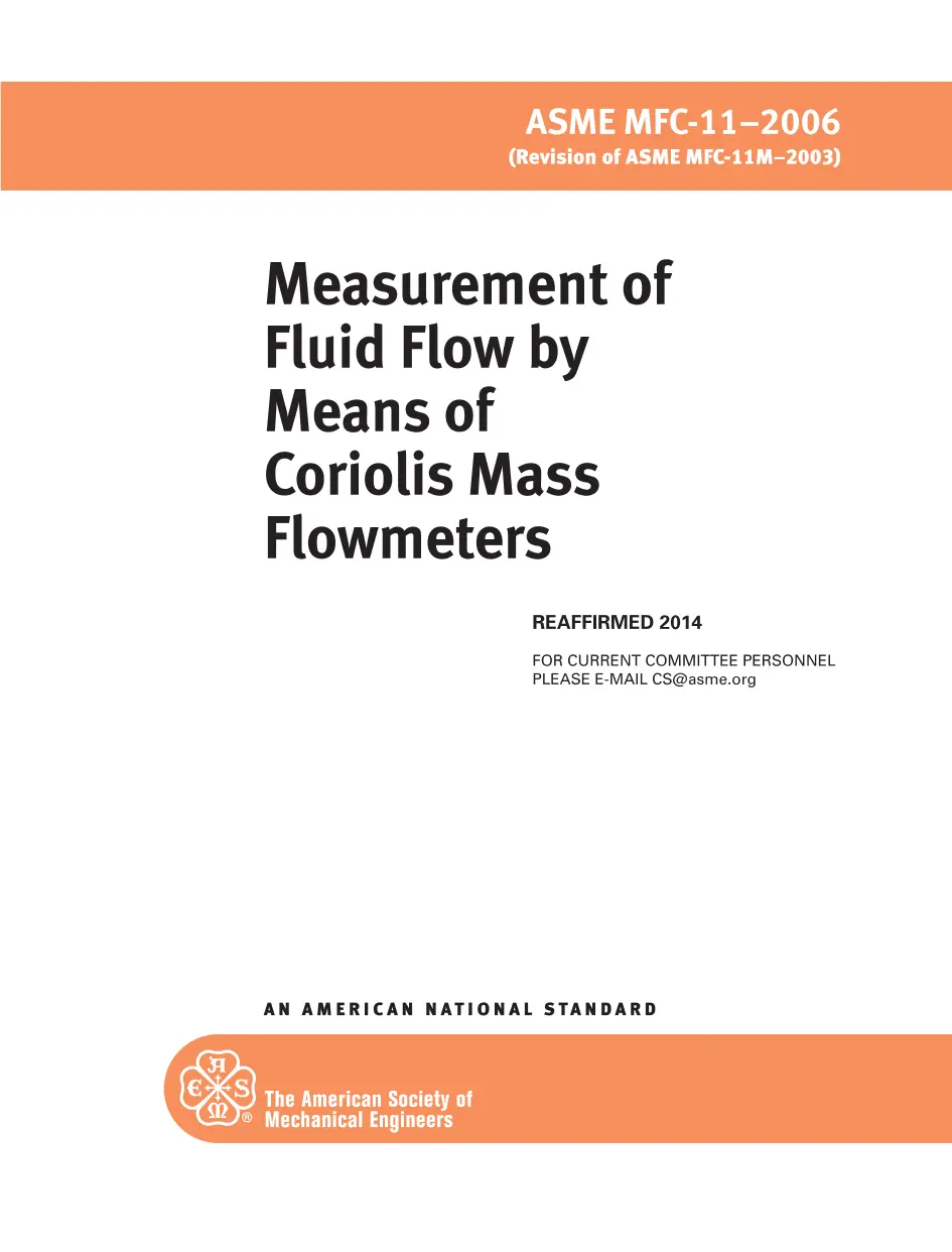 ASME MFC-11-2006 (R2014) pdf