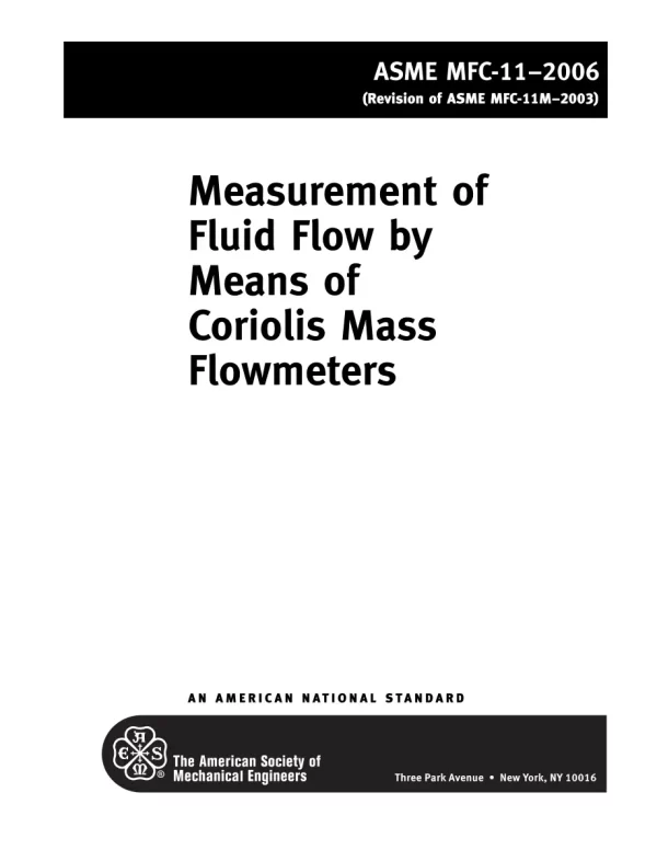 ASME MFC-11-2006 (R2014) pdf