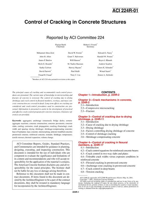 ACI 224R-01 pdf