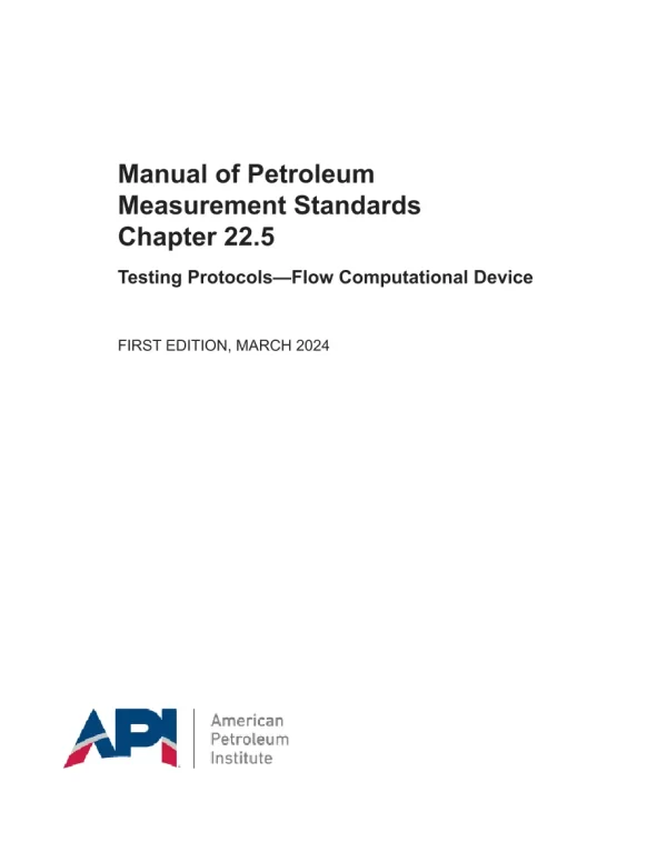 API MPMS Chapter 22.5 pdf