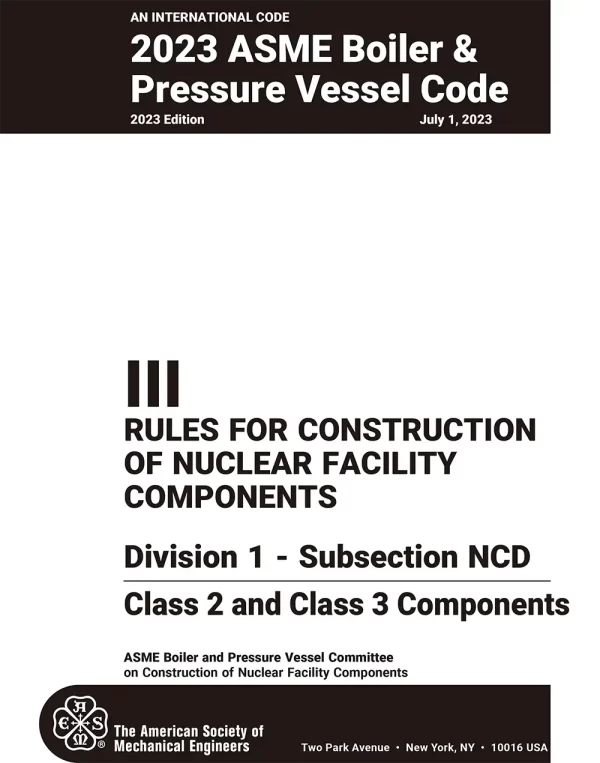 ASME BPVC.III.1.NCD-2023 pdf