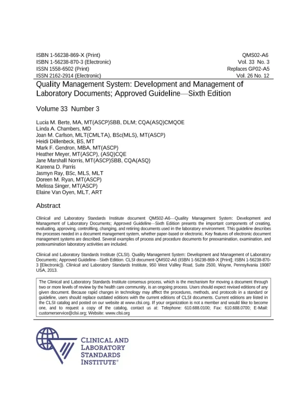 CLSI QMS02-A6 (R2018) pdf