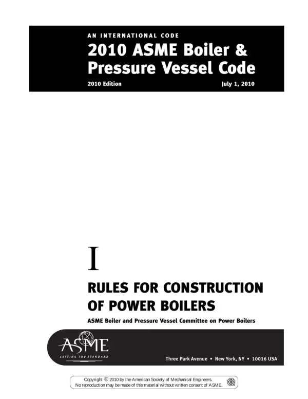 ASME BPVC-I-2010 pdf