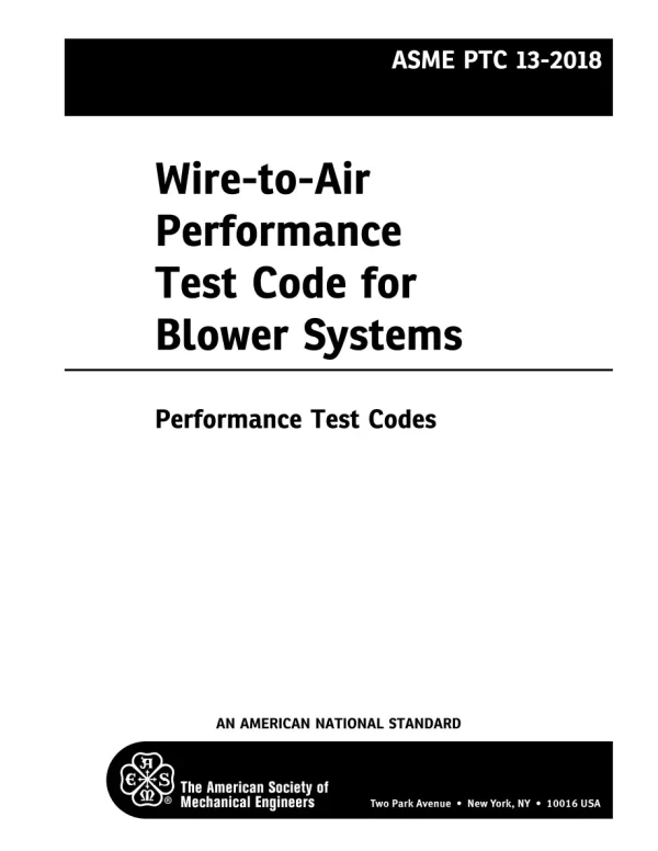 ASME PTC 13-2018 pdf