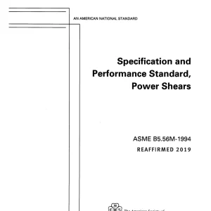 ASME B5.56M-1994 (R2019) pdf