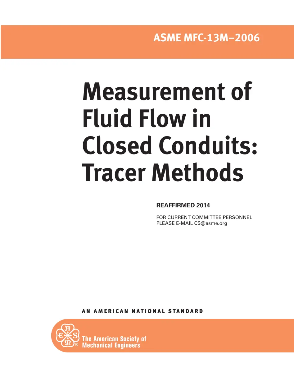 ASME MFC-13M-2006 (R2014) pdf