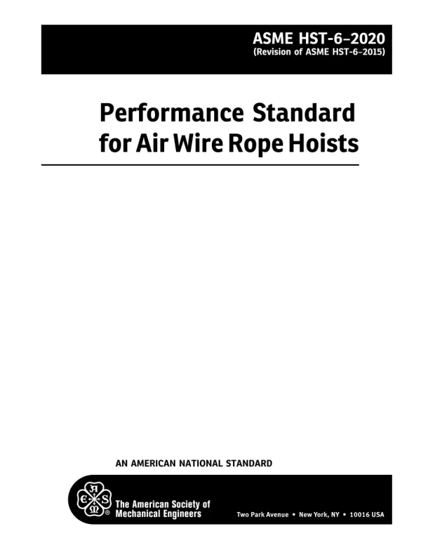 ASME HST-6-2020 pdf