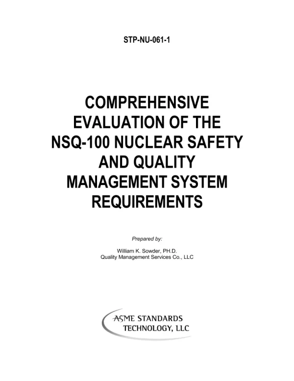 ASME STP-NU-061-1 pdf