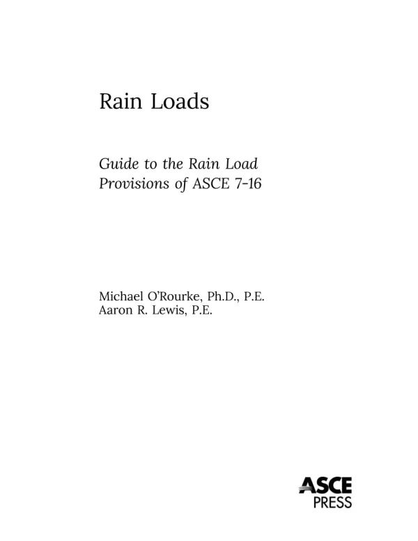 ASCE 7-16 Rain Loads pdf