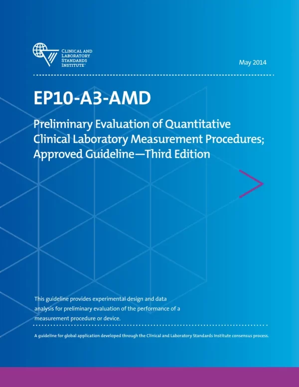 CLSI EP10-A3-AMD (R2019) pdf