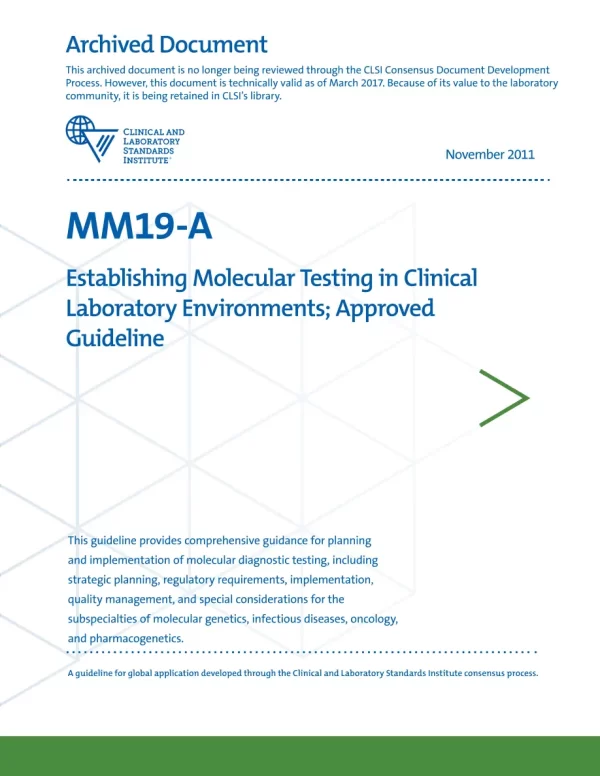 CLSI MM19-A pdf