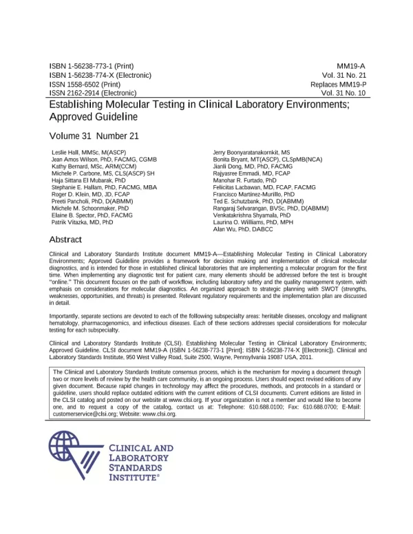 CLSI MM19-A pdf