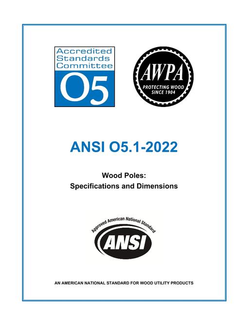 ANSI O5.1-2022 pdf