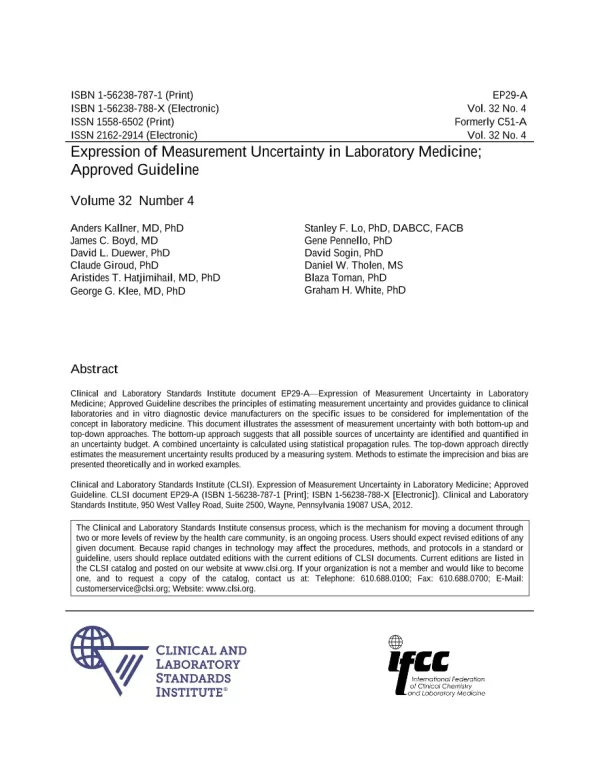 CLSI EP29-A pdf