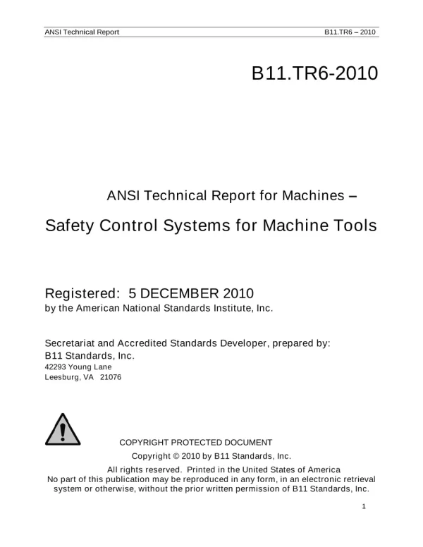 B11 B11.TR6:2010 pdf