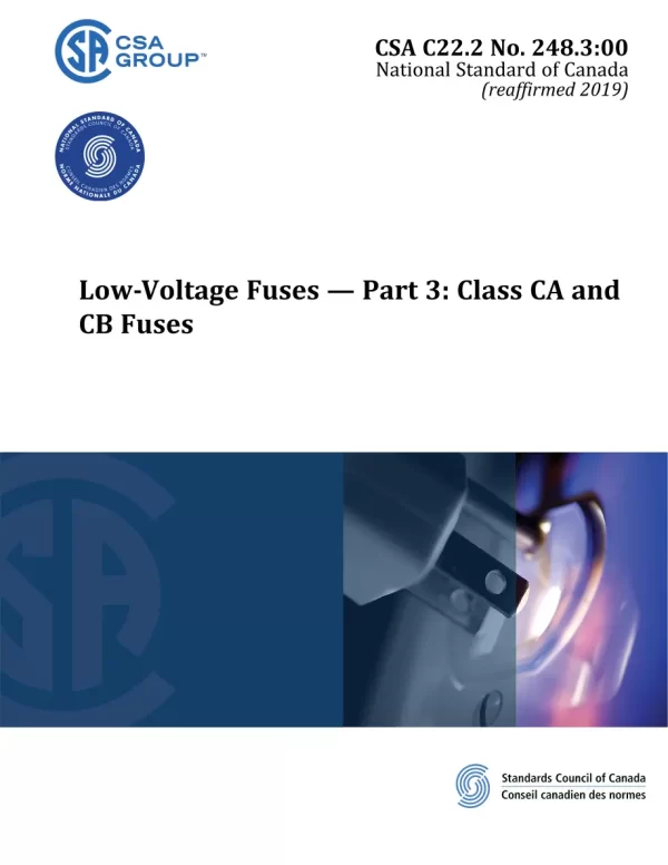 CSA C22.2 NO. 248.3:00 (R2019) pdf