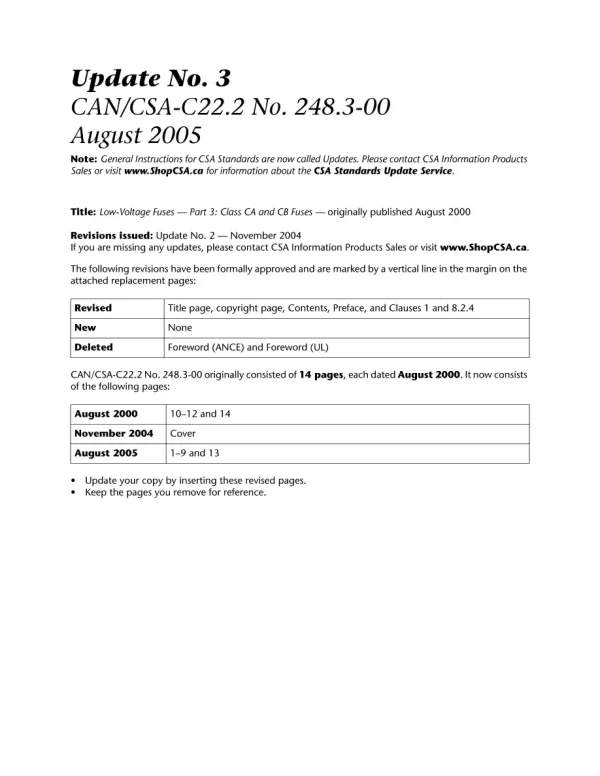 CSA C22.2 NO. 248.3:00 (R2019) pdf