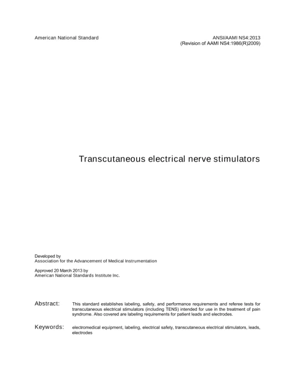 AAMI NS4:2013/(R)2017 pdf