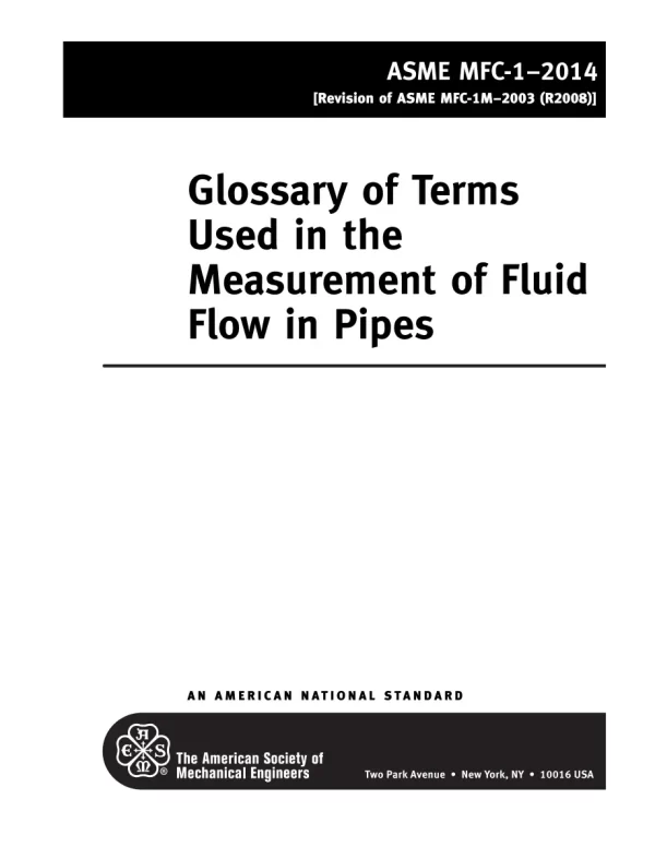 ASME MFC-1-2014 pdf